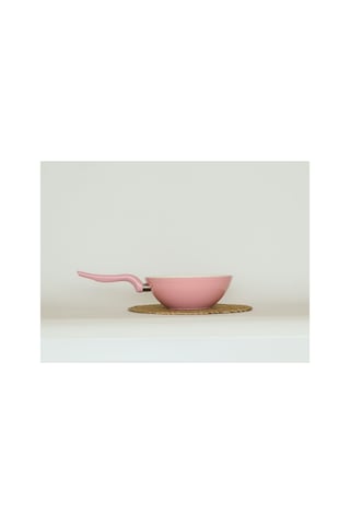 Wok Tava 24 Cm Gül Kurusu - Sebze, Et, Tavuk, Sote Ve Noodle Yemekleri İçin