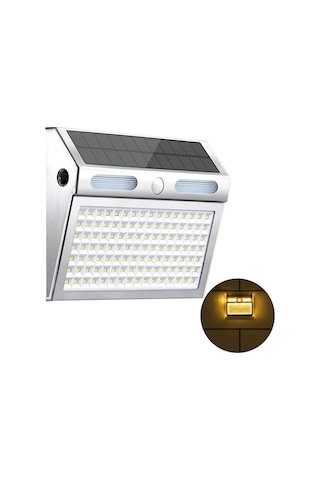 Cbtx Ds138 Güneş Enerjisi Işıkları Kapalı Dış Mekan Ip65 Su Geçirmez Aydınlatma Lambası Duvara Monte Işık - Sıcak Işık Diğer