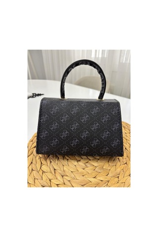 Store Kadın Mini Şık Ve Casual El Ve Omuz Çantası Siyahdesenli