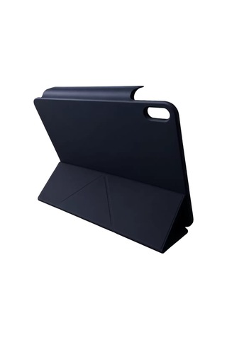 Mey İthalat Apple Uyumlu iPad 2025 10.9 10.nesil A16 Edz Manyetik Standlı Tablet Kılıfı - Lacivert Arka Kapak