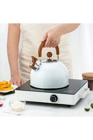 Paslanmaz Çelik Demlik Beyaz Renk Diğer