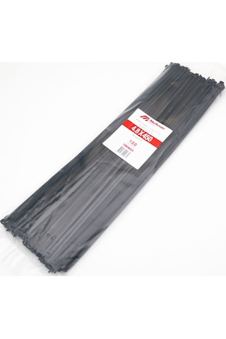 Mutlusan 4.8x450 Siyah Kablo Bağı 100 Lü