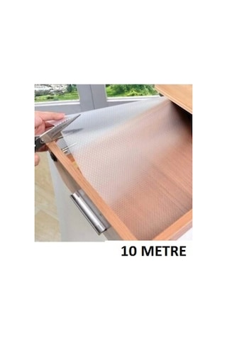 45 Cm X 10 Metre Kaymaz Dolap Içi Çekmece Raf Örtüsü Kaydırmaz Raf Örtüsü Çok Renkli