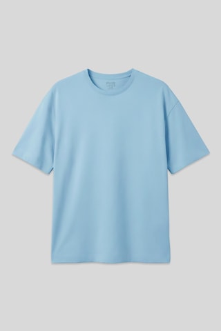 Air Jones Tommy Life Açık Mavi Pamuklu Kalın Yumuşak Dokulu Oversize Fit Basic Erkek T-shirt - 88377 Açik Mavi