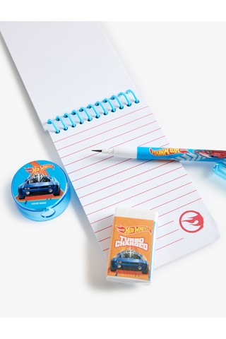 Koton Lisanslı Hot Wheels Kırtasiye Seti Mavi 7wak70361aa