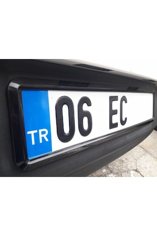 Yeni Nesil Plakalık Çerçevesi 2Adet Piyano Black Plakalık 340428918