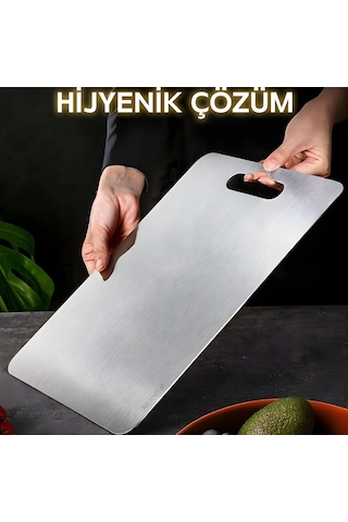 Cvs Dn 00137 Paslanmaz Celık Kesme Tahtası Metal