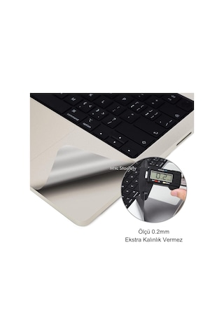 Macbook Air 15.3 İnç Touchpad Trackpad Koruyucu Sticker Uyumlu M2 M3 M4 Mat Ultra İnce Çizilme Standart