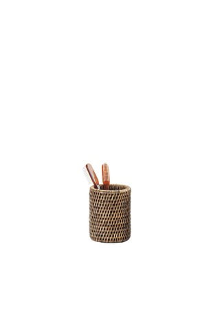 Basket Diş Fırçalık, Tezgah Üstü - Kahve Kahve