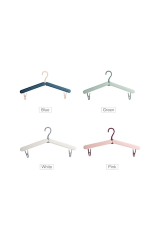 Konesam Yolculuk İçin Katlanabilir Abs Oyak, Kayma Engellli Ev Ve Seyahat Çamaşırı Asma Aleti, Uzun Ve Kısa Giyim İçin Çok Amaçlı Tasarım Beyaz