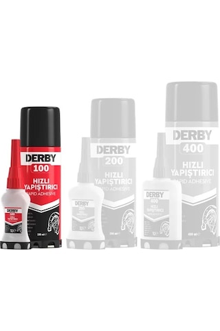 Derby 100ml Mdf Hızlı Yapıştırıcı Seti Adet - Ağırlık -1 Adet-100 Ml