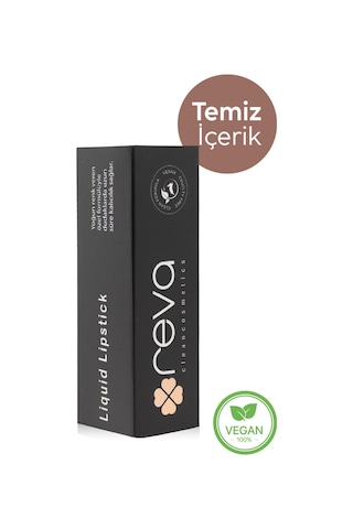 Reva Vegan & Temiz İçerikli Likit Mat Ruj 1