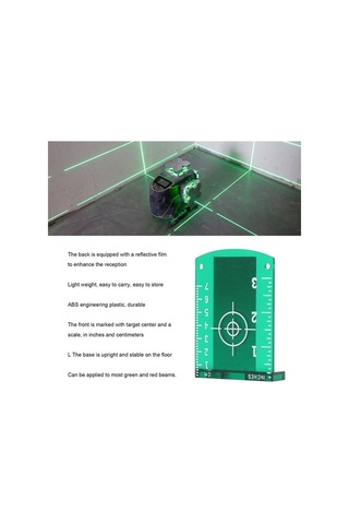 Pazly Yansıtıcılı Manyetik Levha Kızılötesi Hedef Hassas Ölçüm Duvar Aparatı 2 Adet - Geeroyoo