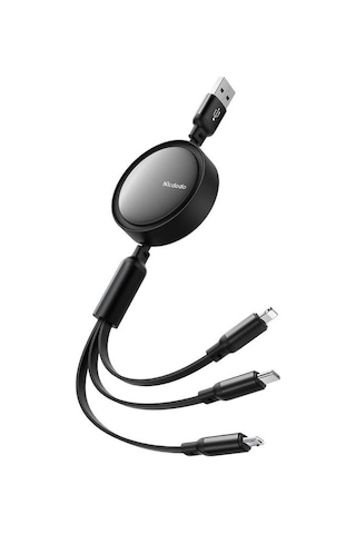Mcdodo Ca-7256 3in1 Usb Lightning Micro Typec Şarj Kablosu 1.2m