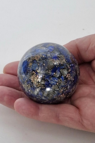 Orgonit Küre Lapis Lazuli Ve Bakır Karışımlı 17ol