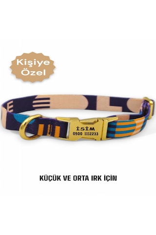 Caramelos Köpek Tasması-küçük Irk Ve Orta Irk İsimli Tasma 17 Taba