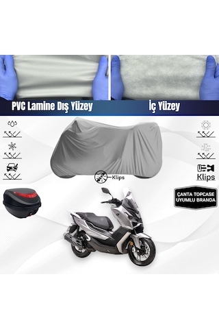 Voge Sr1 Motosiklet Brandası Arka Çanta Topcase Uyumlu Motor Brandası