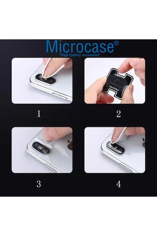 Microcase Xiaomi Redmi Note 17 Pro 5g İle Uyumlu Kamera Lens Koruma Halkası - Kapalı Tasarım -siyah Al3401
