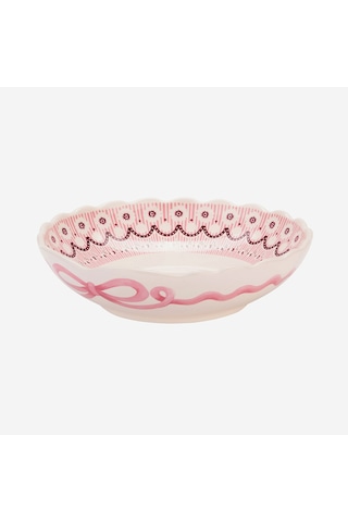 Pembe Stoneware Servis Kasesi 20,5 Cm