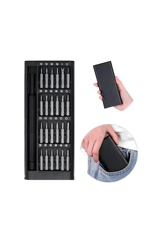 24 Parça Saatçi Pc Gözlük Mıknatıslı Tornavida Seti Plastik Saplı