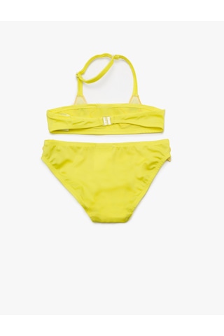 Koton Bikini Takım 2 Parça Yıldız Aplike Detaylı Sarı 6ykg86170gm