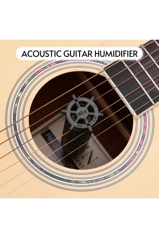 Ruicoo Solo Sg-07 Akustik Gitar Nemlendirici - 7 Gün Nem Dengesi Sağlar, Siyah