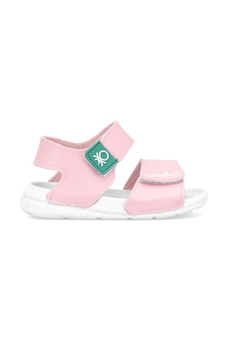 Benetton Bn-1252 Bebe Kız Çocuk Sandalet Pudra Pudra