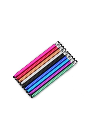 Moveevo 4'lü Metal Ve Silikon Uçlu Dokunmatik Kalem - Telefon Ve Tablet İçin Çift Taraflı Hassas Kontrol - 2 Mavi 2 Yeşil