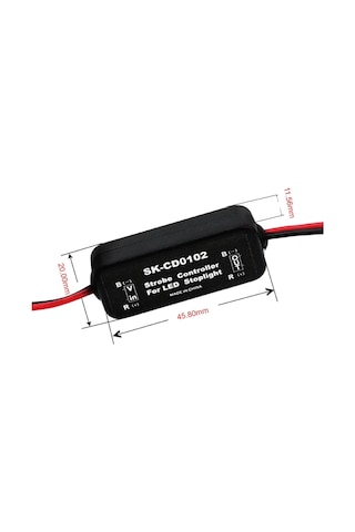 Stop Fren Çakar Modül 12V Özel Üretim 4 Kez F1 Çakar 4 Kez Yavaş
