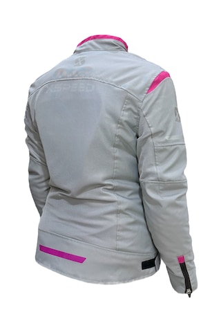 Luna Yazlık Fileli Korumalı Kadın Motosiklet Montu Lila