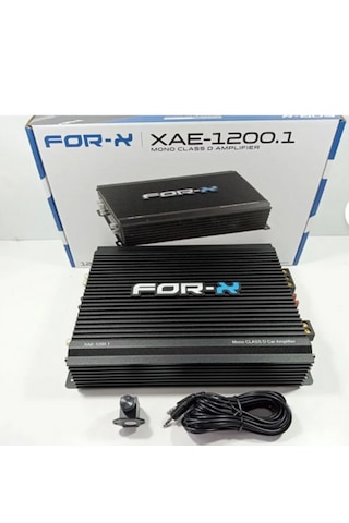 For-x Xae-1200.1-1 X 1200w Gerçek Rms-kaliteli Profesyonel Bas Kumandalı Mono Anfi