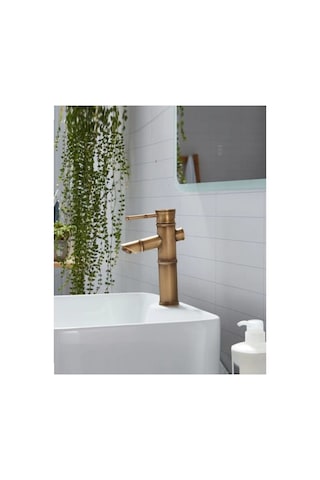 Rena Design Bambu Model Rustik Antik Lavabo Bataryası Banyo Musluğu Eskitme Lavabo Armatür Otantik Bakır Görünüm Rena Design Bambu Model Rustik Antik Lavabo Bataryası Banyo Musluğu Eskitme Lavabo Armatür Otantik Bakır Görünüm