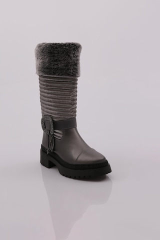 Dgn 6011 Kadin Çizme 6011-1916-R8966 Gri