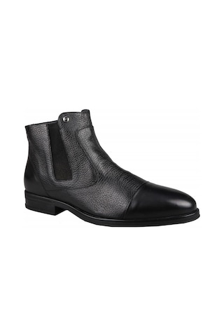 Pierre Cardin 11925251 Hakiki Deri Siyah Erkek Bot 001