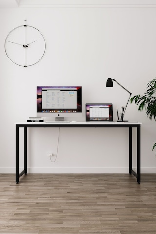 Çalışma Masası Bilgisayar Masası Ofis Masası 60x160 Cm - Beyaz