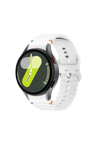 Samsung Galaxy Uyumlu Watch 7 6 5 4 Fe 40 44 Mm Classic 42 43 46 47 Mm Wave Soft Silikon Kordon Spor