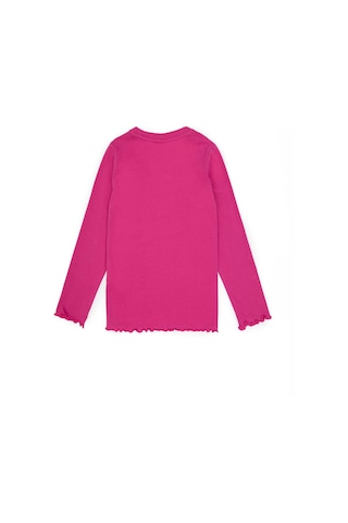 U.S. Polo Assn. Kız Çocuk Pembe Bisiklet Yaka Basic Sweatshirt 50317908-VR041