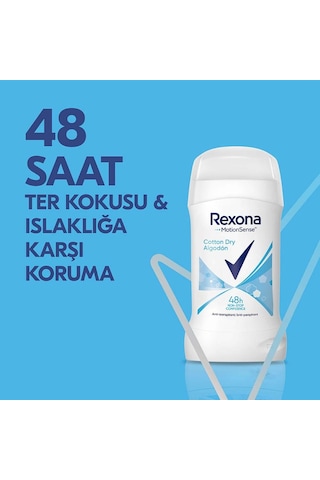 Rexona Cotton Dry 48H Kadın Stick Deodorant 2 x 40 ML