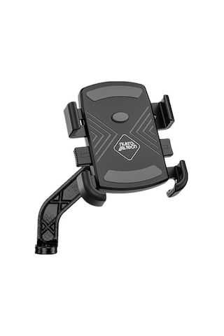 Nukrotech Gkn53 Ayna Dibi Bağlantılı Motosiklet Telefon Tutucu Siyah
