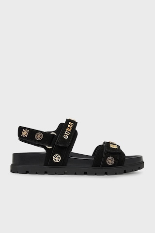 Guess Kadın Sandalet Flpfloesu03-black Siyah