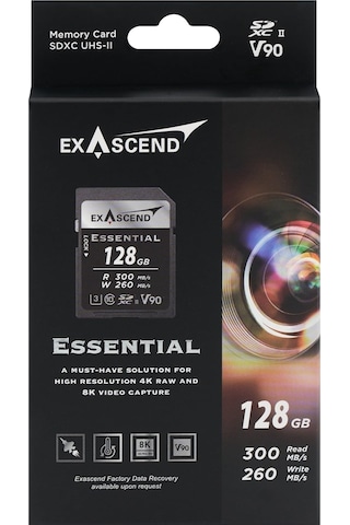 Exascend 128gb Essential Uhs-ıi Sdxc Memory Card