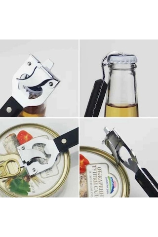 Konserve Ve Şişe Açacağı Çelik Gümüş