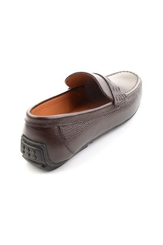Kahve Hakiki Deri Erkek Loafer Ayakkabı E01547011240