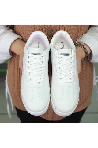 Jump 1770-28165 Anatomik Tabanlı Unisex Sneakers Ayakkabı Beyaz Çok Renkli