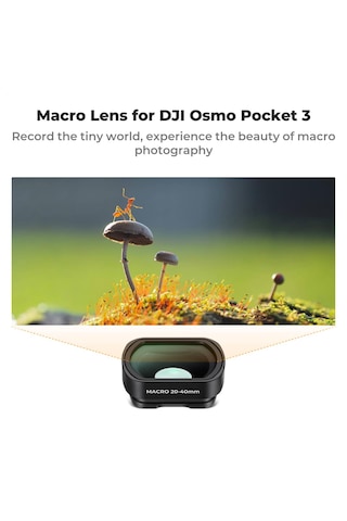 K&f Concept Magnetic 10x Makro Lens Djı Osmo Pocket 3 Combo Uyu