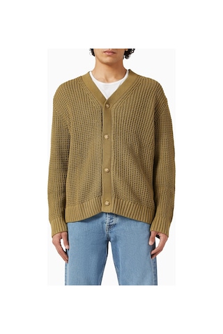 Selected Homme Pamuklu Rahat Kesim Hırka, Minimalist Ve Modern Erkek Stili Yeşil