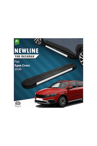 S-dizayn Fiat Egea Cross Newline Aluminyum Yan Basamak 183 Cm 2020 Üzeri A+ Kalite