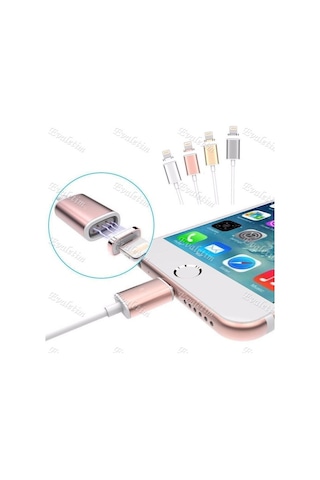 Manyetik Usb Mıknatıslı Data Şarj Kablosu 4849P Plus