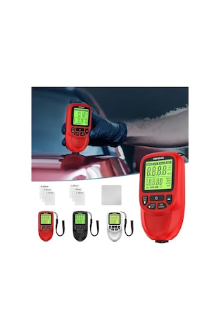 Honeybeeshop Hw400s Siyah Yüksek Hassasiyetli Kaplama Kalınlık Ölçer 0 2000μm Dayanıklı Abs Dijital Ekran Otomotiv Metal Kaplama Malzeme İncelemesi