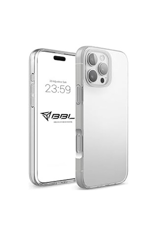 İphone 16 Pro Max İle Uyumlu Şeffaf Sert Kristal Mika Sararmaz Kılıf Diğer